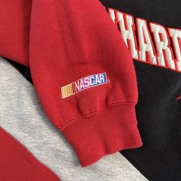 Vintage Chase NASCAR Sweatshirt XL Red Black Dale Earnhardt Crew Neck Pullover - Picture 4 of 5